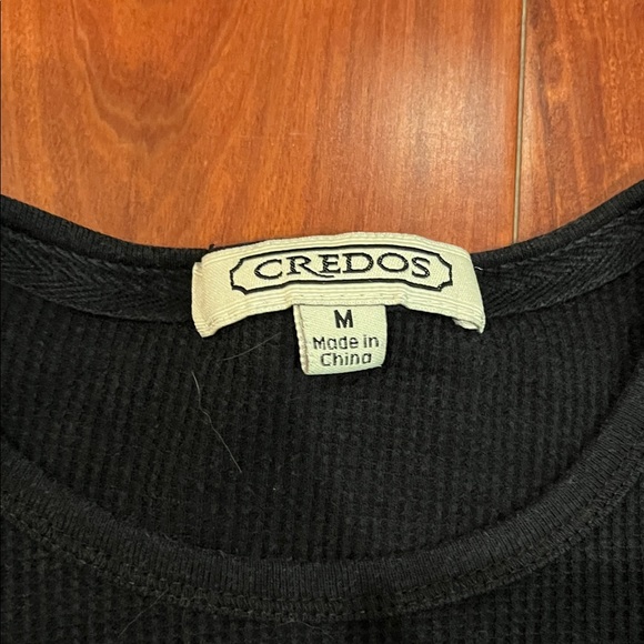Credos Black Long Sleeve Top Size M - Picture 2 of 4